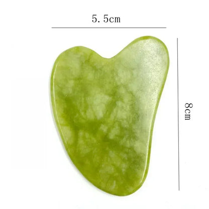 Natural jade roller and gua sha skincare tools - product image 8