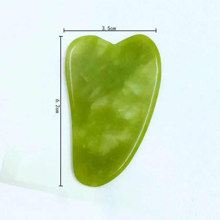 Natural jade roller and gua sha skincare tools - product image 7